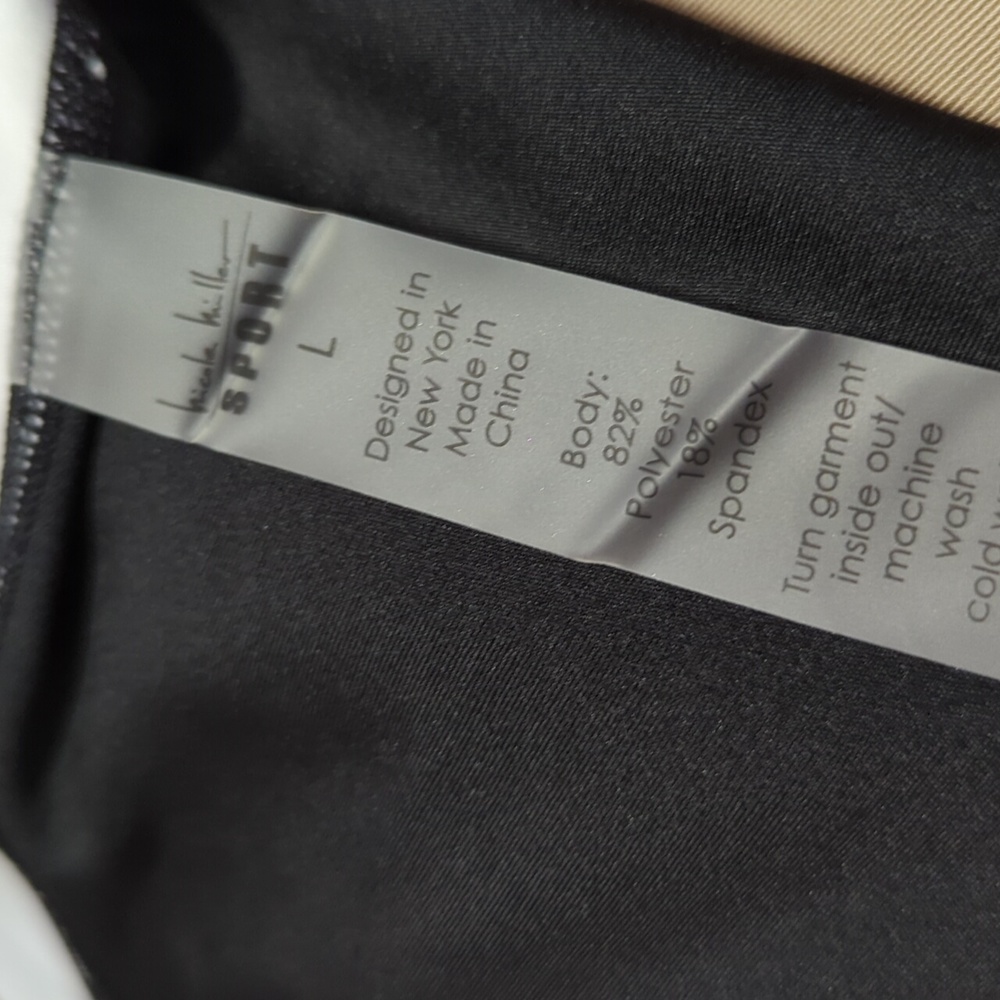 Nicole Miller Sport Black & White Athletic Dress With Shelf Bra - Picture 10 of 13